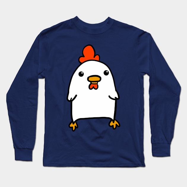 Chicken Long Sleeve T-Shirt by Monster To Me